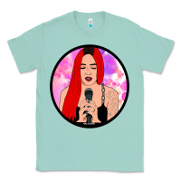Seafoam red hair girl singing Classic Tee - ArtChic
