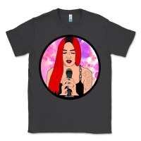 Smoke red hair girl singing Classic Tee - ArtChic