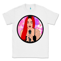 White red hair girl singing Classic Tee - ArtChic