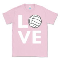 Bubblegum Pink girls love volleyball Classic Tee - ArtChic