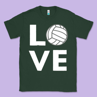 Girls Love Volleyball Classic Tee Designed By Artchic