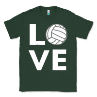 Sports Green girls love volleyball Classic Tee - ArtChic