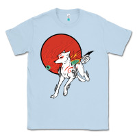 Dusty Blue Okami Classic Tee - ArtChic