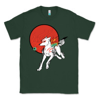Sports Green Okami Classic Tee - ArtChic