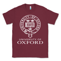 Burgundy oxford university campus Classic Tee - ArtChic