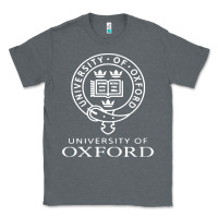 Charcoal Heather oxford university campus Classic Tee - ArtChic