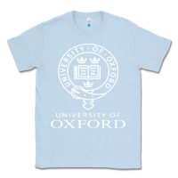 Dusty Blue oxford university campus Classic Tee - ArtChic