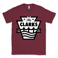 Burgundy the clarks Classic Tee - ArtChic
