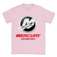 Bubblegum Pink Mercury Marine Outboard Boat Classic Tee - ArtChic