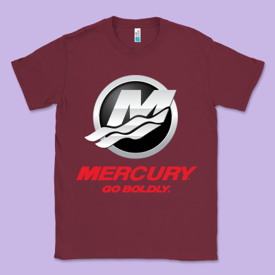Mercury Marine Outboard Boat Classic Tee Designed By Artchic