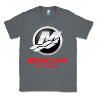 Charcoal Heather Mercury Marine Outboard Boat Classic Tee - ArtChic