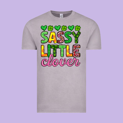 Sassy Little Clover St Patrick S Day Vintage Tee Designed By Artiststas