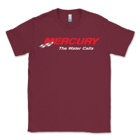 Burgundy Mercury Marine Outboard Boat Classic Tee - ArtChic