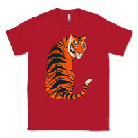 Red tiger Classic Tee - ArtChic