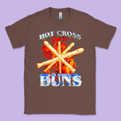 Hot Cross Buns T Shirt Classic Tee Designed By Artchic