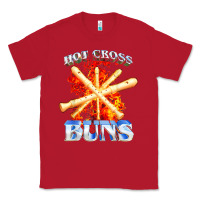 Red hot cross buns t shirt Classic Tee - ArtChic