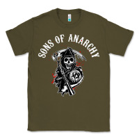 Army Green horror skull sons of anarchy Classic Tee - ArtChic