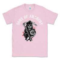 Bubblegum Pink horror skull sons of anarchy Classic Tee - ArtChic