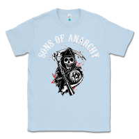 Dusty Blue horror skull sons of anarchy Classic Tee - ArtChic