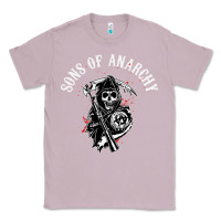 Lilac horror skull sons of anarchy Classic Tee - ArtChic