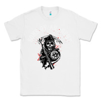 White horror skull sons of anarchy Classic Tee - ArtChic