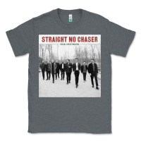 Charcoal Heather Straight No Chaser Social Christmasing Classic Tee - ArtChic