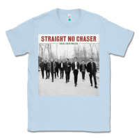 Dusty Blue Straight No Chaser Social Christmasing Classic Tee - ArtChic