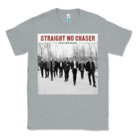 Heather Grey Straight No Chaser Social Christmasing Classic Tee - ArtChic