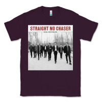 Plum Straight No Chaser Social Christmasing Classic Tee - ArtChic