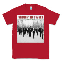 Red Straight No Chaser Social Christmasing Classic Tee - ArtChic