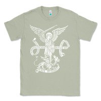 Matcha st michael archangel catholic angel defend us Classic Tee - ArtChic