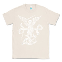 Natural st michael archangel catholic angel defend us Classic Tee - ArtChic
