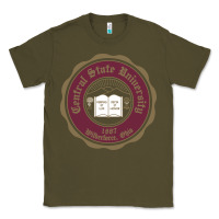Army Green College of  central state Wilberfroce 1887 Classic Tee - ArtChic