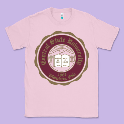 College Of  Central State Wilberfroce 1887 Classic Tee Designed By Artchic