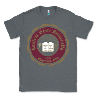 Charcoal Heather College of  central state Wilberfroce 1887 Classic Tee - ArtChic