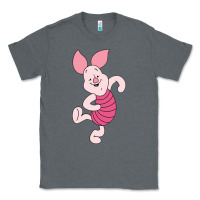 Charcoal Heather piglet Classic Tee - ArtChic