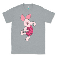 Heather Grey piglet Classic Tee - ArtChic