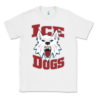 White Fairbanks Ice Dogs Classic Tee - ArtChic