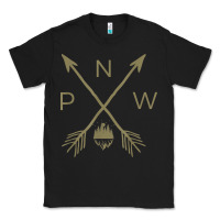 Black pacific northwest mountain  cool pnw pacific northwest t shirt Classic Tee - ArtChic