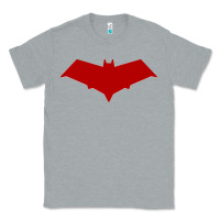 Heather Grey red hood Classic Tee - ArtChic