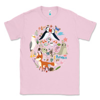 Bubblegum Pink Puffin Rock gift for fans puffin rock characters Classic Tee - ArtChic
