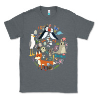 Charcoal Heather Puffin Rock gift for fans puffin rock characters Classic Tee - ArtChic
