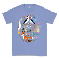 Colony Blue Puffin Rock gift for fans puffin rock characters Classic Tee - ArtChic