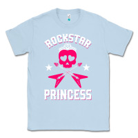 Dusty Blue rockstar Classic Tee - ArtChic