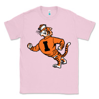 Bubblegum Pink Vintage Walking Angry Tiger Idaho State Classic Tee - ArtChic