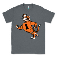 Charcoal Heather Vintage Walking Angry Tiger Idaho State Classic Tee - ArtChic
