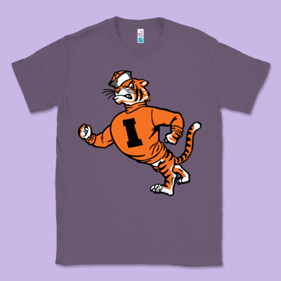 Vintage Walking Angry Tiger Idaho State Classic Tee Designed By Artchic