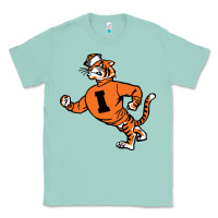 Seafoam Vintage Walking Angry Tiger Idaho State Classic Tee - ArtChic