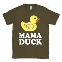 Army Green mama duck t shirt funny mother bird gift Classic Tee - ArtChic