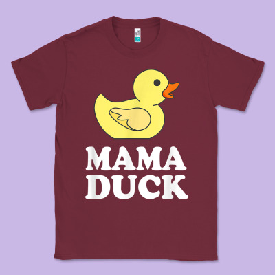 Mama Duck T Shirt Funny Mother Bird Gift Classic Tee Designed By Artchic